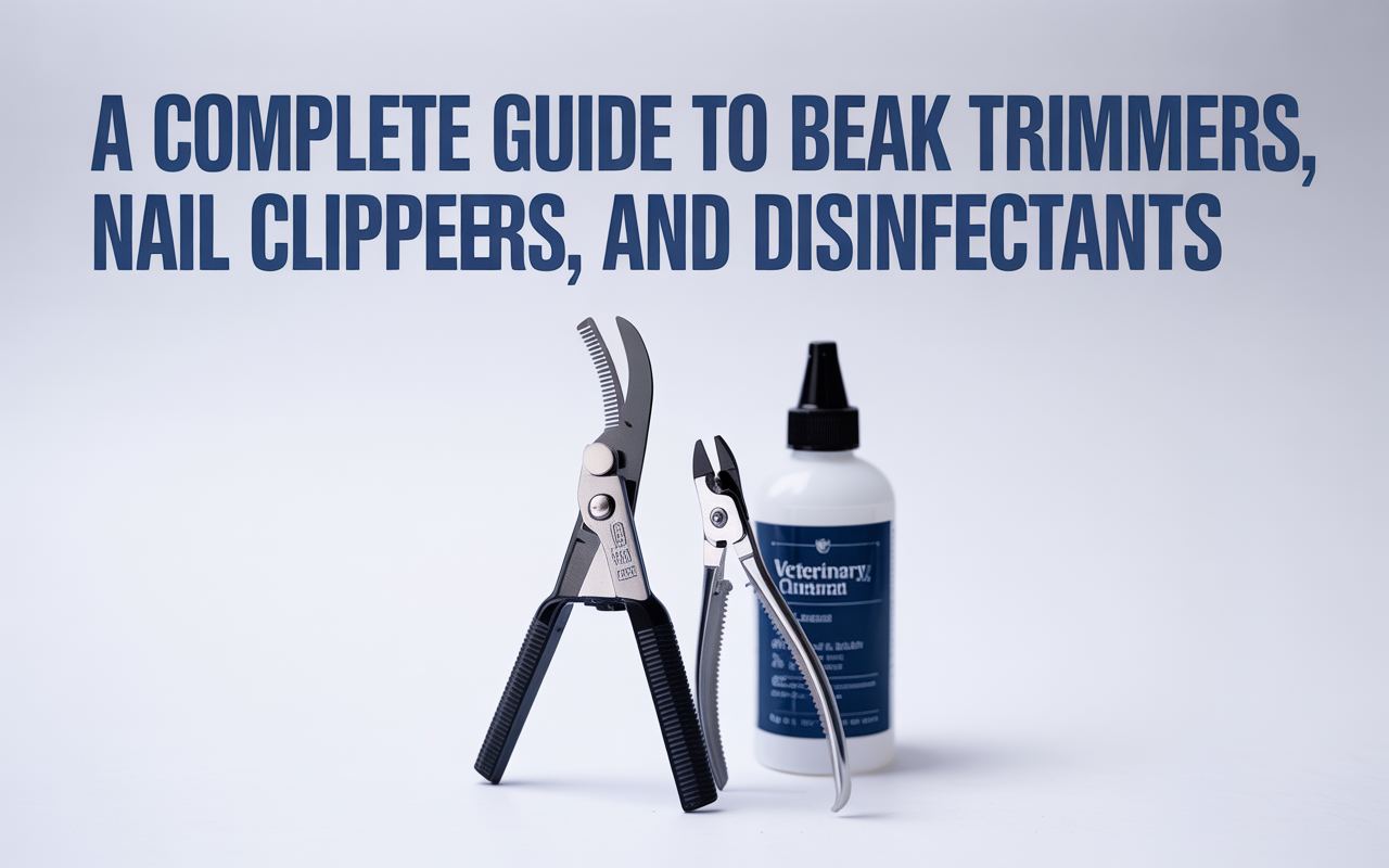 A Complete Guide to Beak Trimmers, Nail Clippers, and Disinfectants