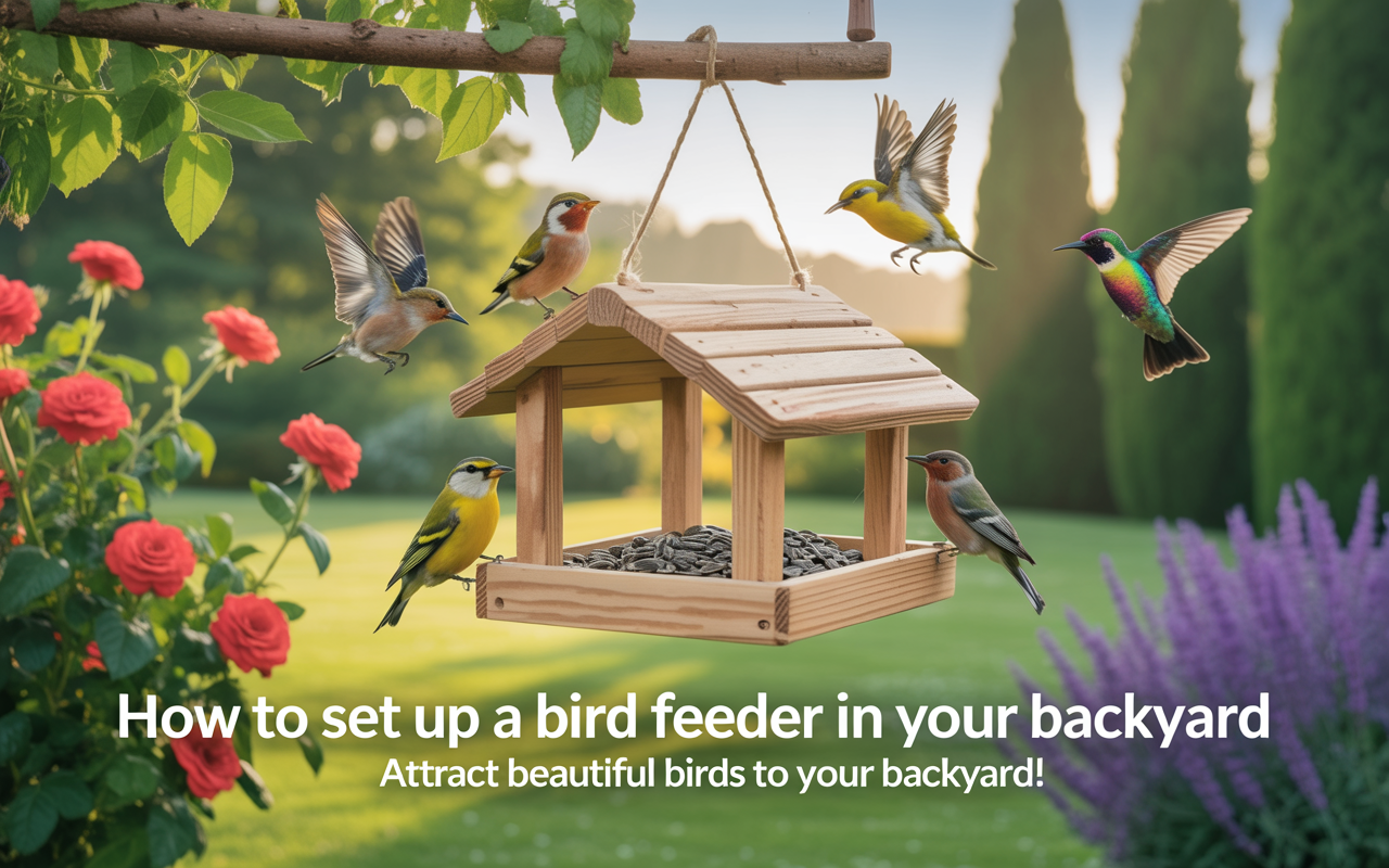 How to Set Up a Bird Feeder in Your Backyard